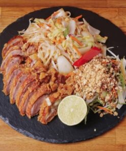 Gebratene Reisbandnudeln