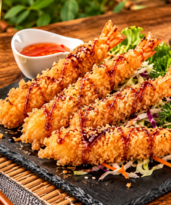 Tempura - gebackene Garnelen (5 Stk.)